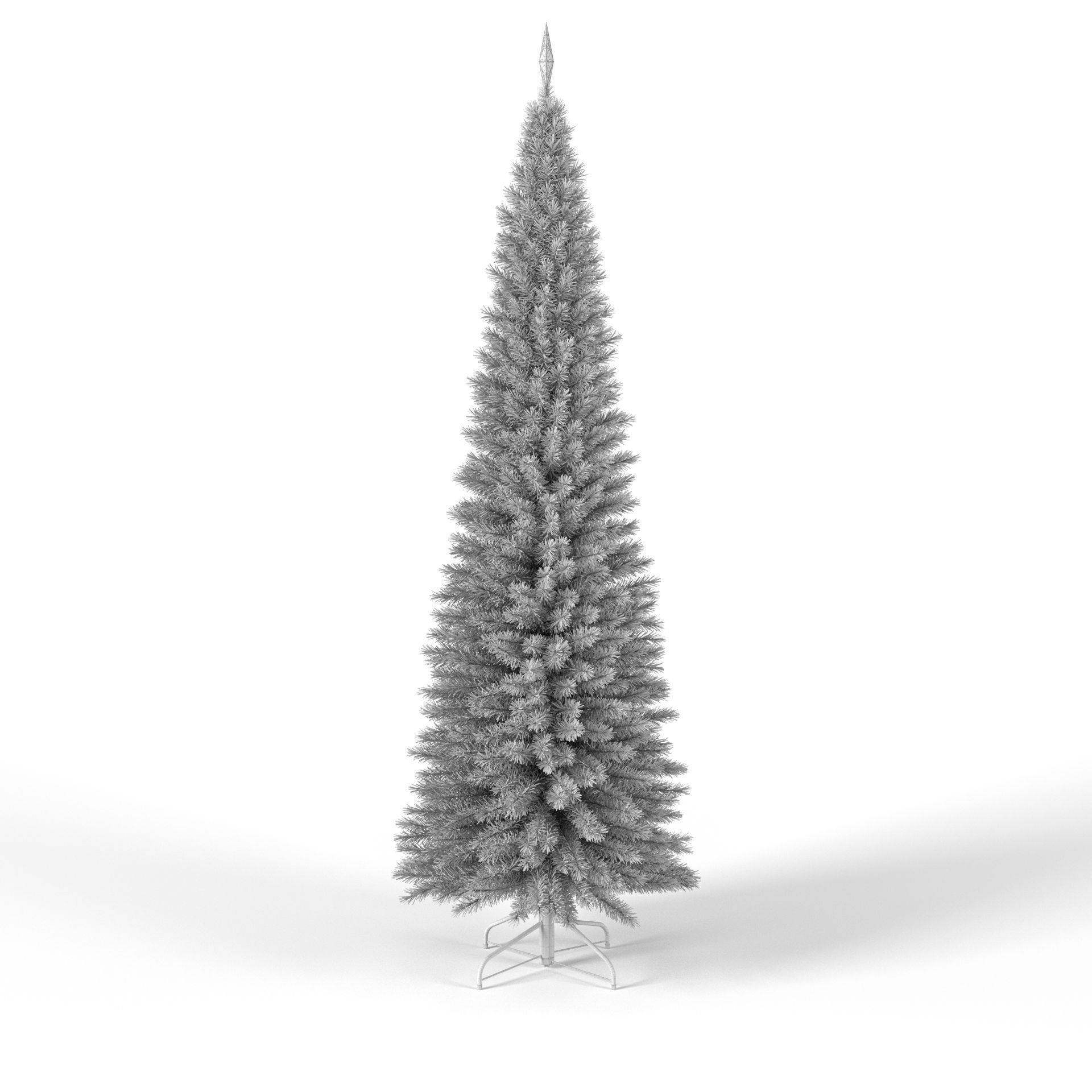 Christmas Tree 6 feet with Lights 3D model_8