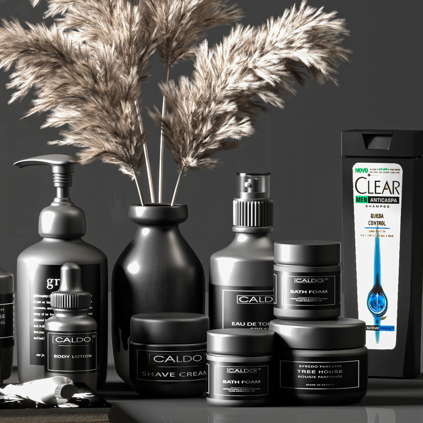 bath room accessores 06 3D model_2