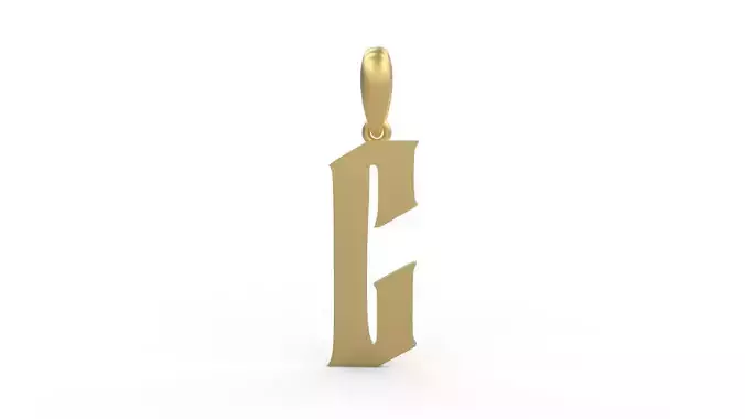 Initial Letters Pendant Averoos C