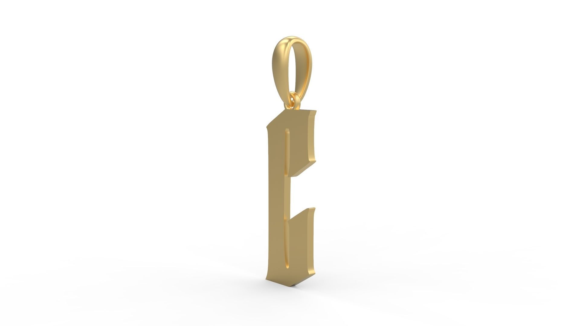 Initial Letters Pendant Averoos C 3D print model_1