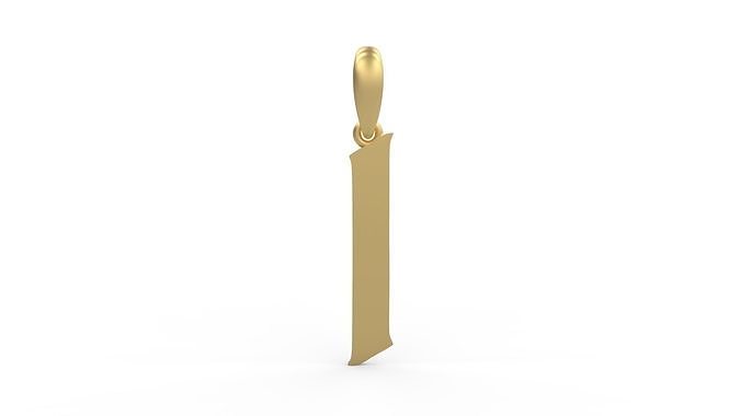 Initial Letters Pendant Averoos I 3D print model