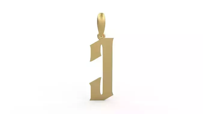 Initial Letters Pendant Averoos J