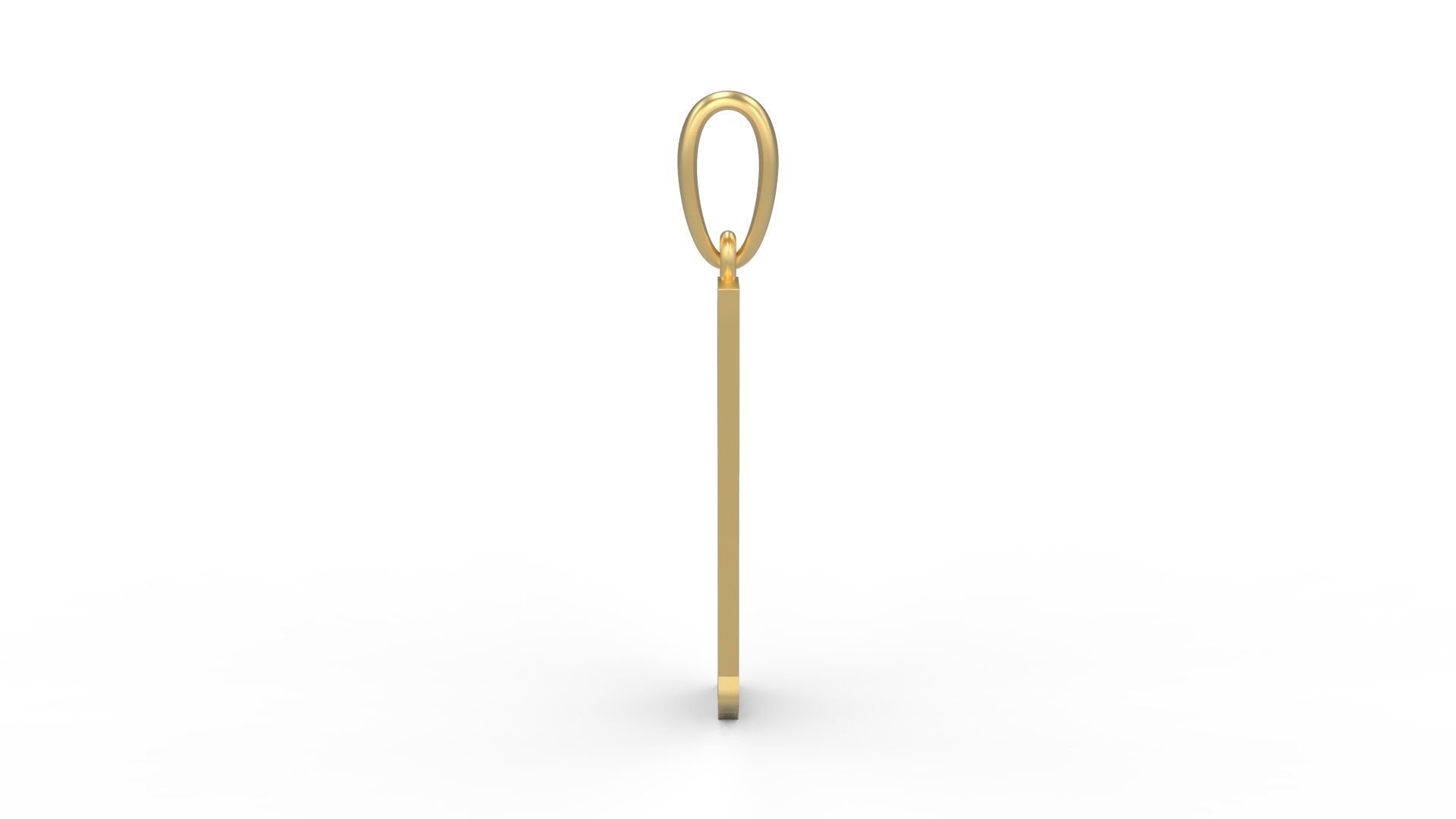 Initial Letters Pendant Averoos O 3D print model_2