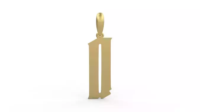 Initial Letters Pendant Averoos Q