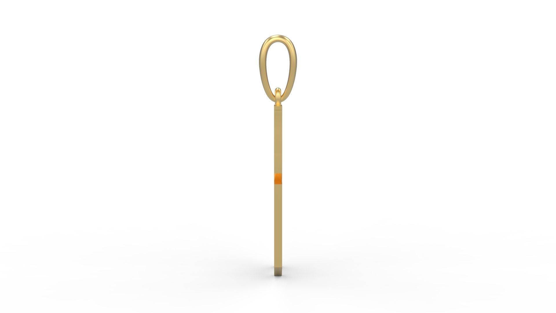 Initial Letters Pendant Averoos R 3D print model_2