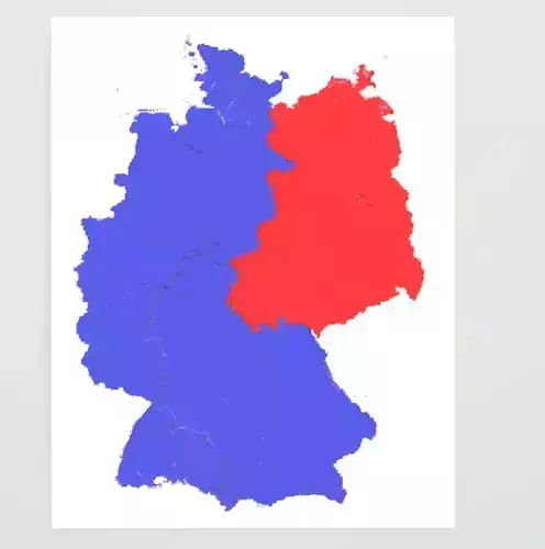 BRD und DDR 3D Model 3D model