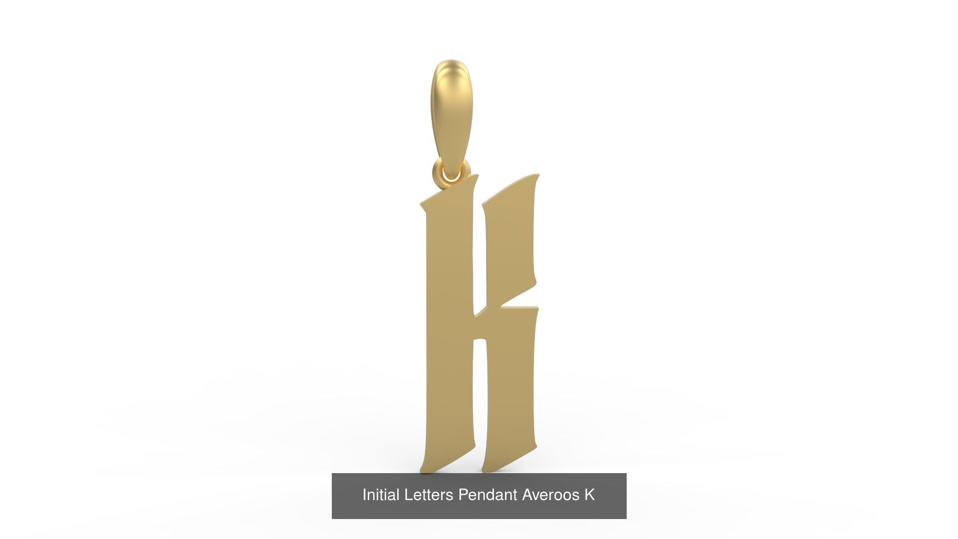 Initial Letters Pendant Alphabets Averoos 3D Model Collection_13