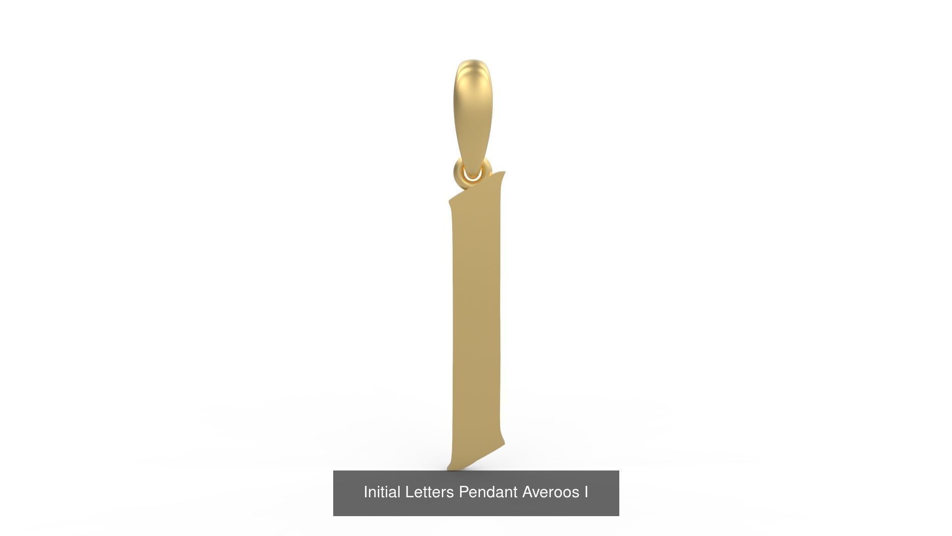 Initial Letters Pendant Alphabets Averoos 3D Model Collection_11