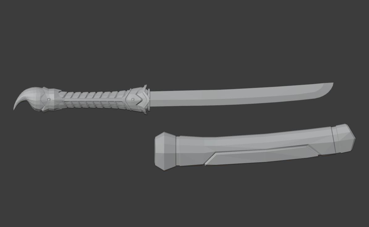 Katana Scorpion Mk 11 - Version 5 - 3D print model_5