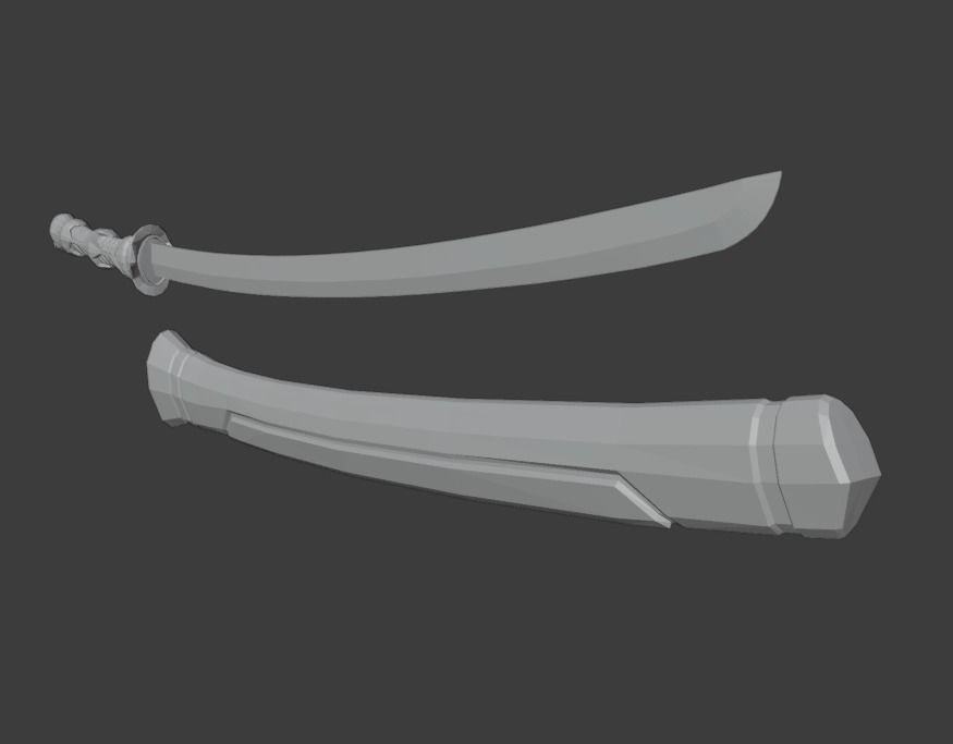 Katana Scorpion Mk 11 - Version 5 - 3D print model_3