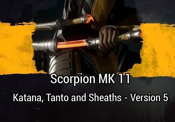 Katana Scorpion Mk 11 - Version 5 - 3D print model