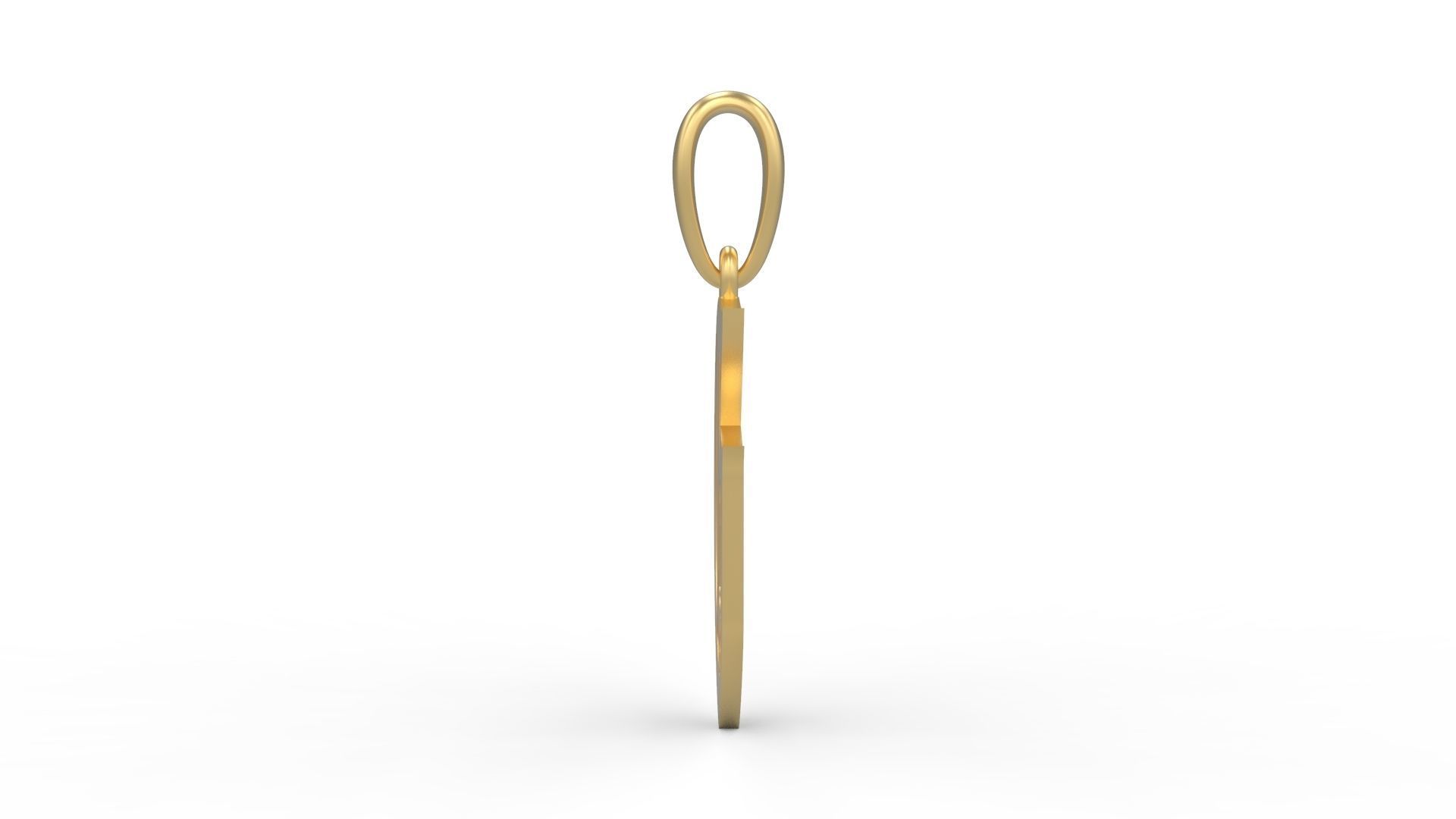 Initial Letters Pendant Avestrava Regular G 3D print model_2