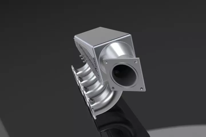 Intake manifold Free 3D model_0