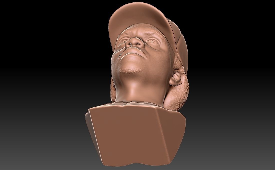 Eazy-E bust for 3D printing 3D print model_19
