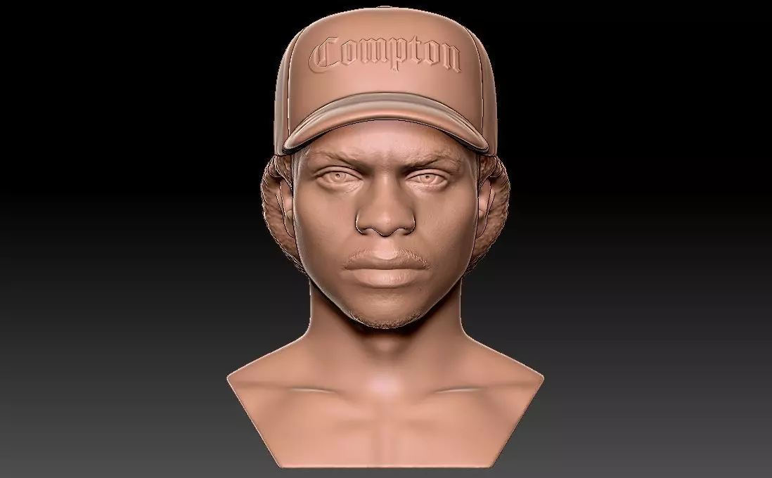 Eazy-E bust for 3D printing 3D print model_0