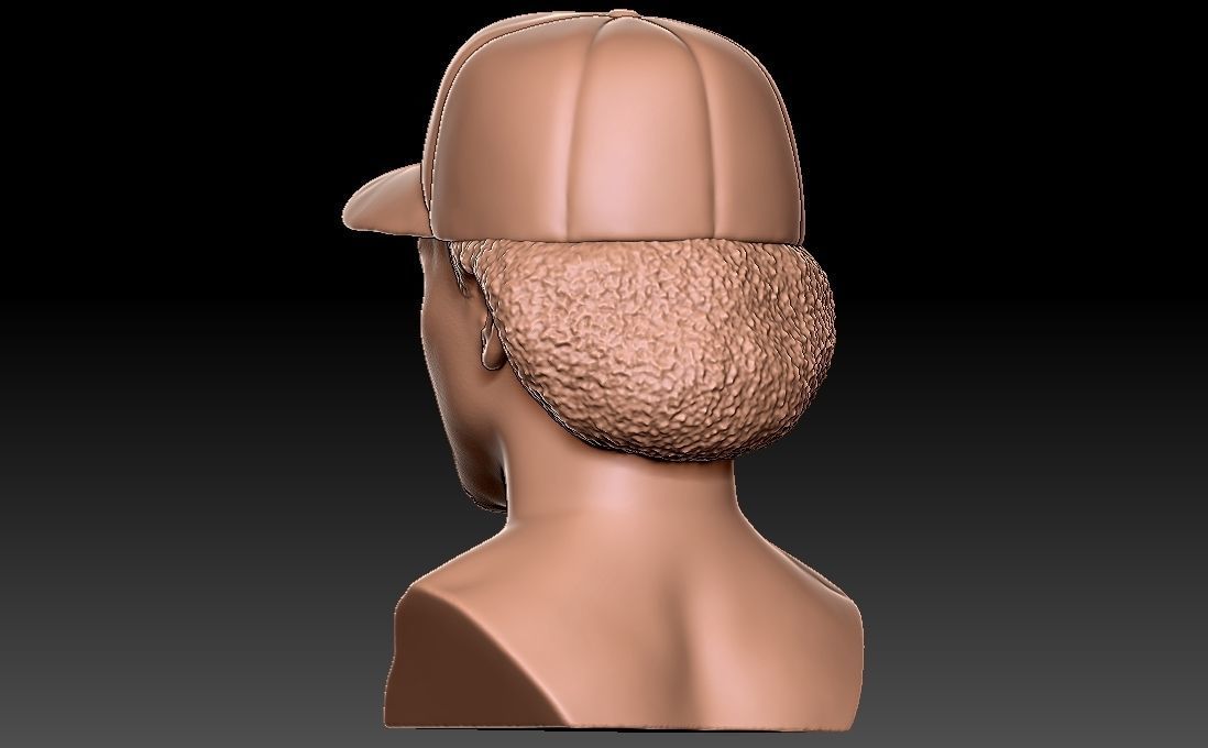 Eazy-E bust for 3D printing 3D print model_5
