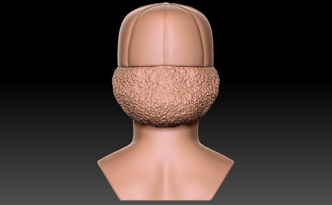 Eazy-E bust for 3D printing 3D print model_6