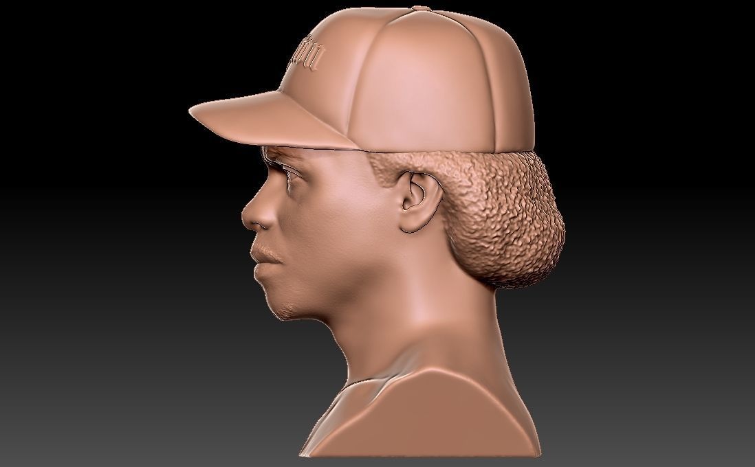 Eazy-E bust for 3D printing 3D print model_4