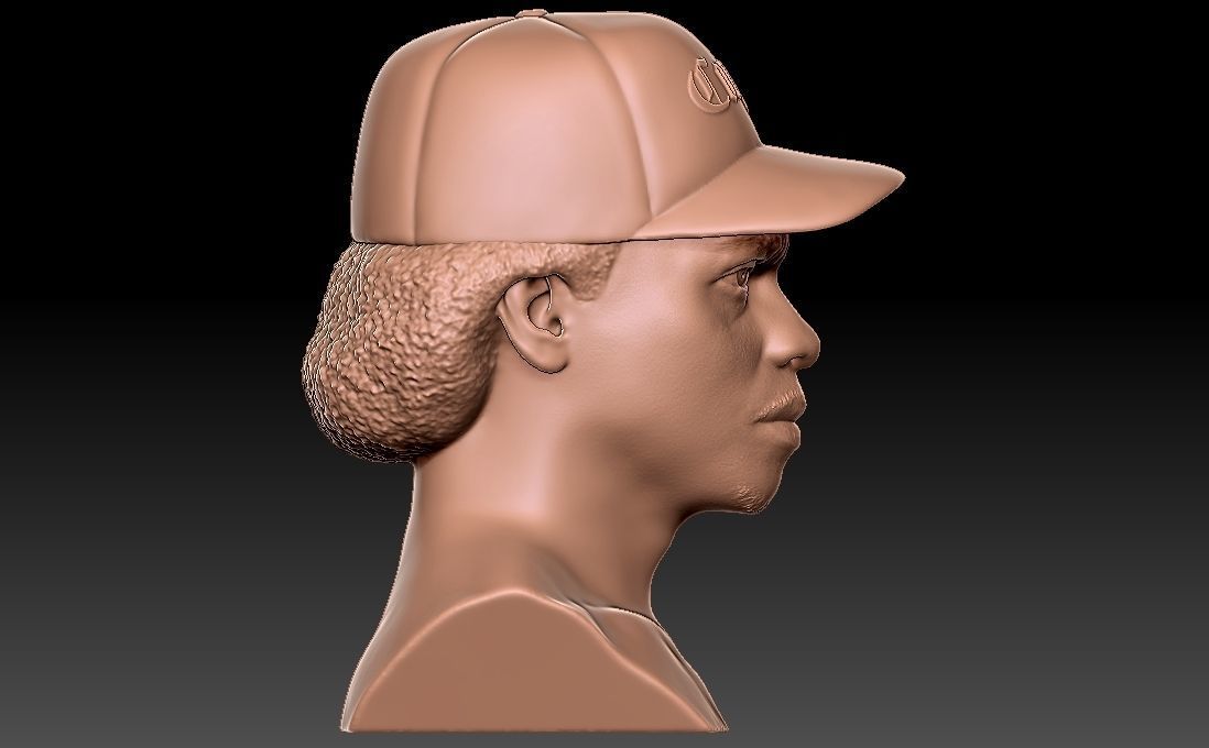 Eazy-E bust for 3D printing 3D print model_8