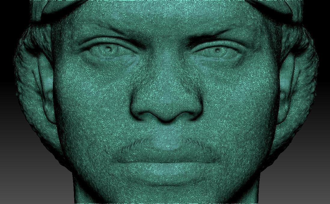 Eazy-E bust for 3D printing 3D print model_27