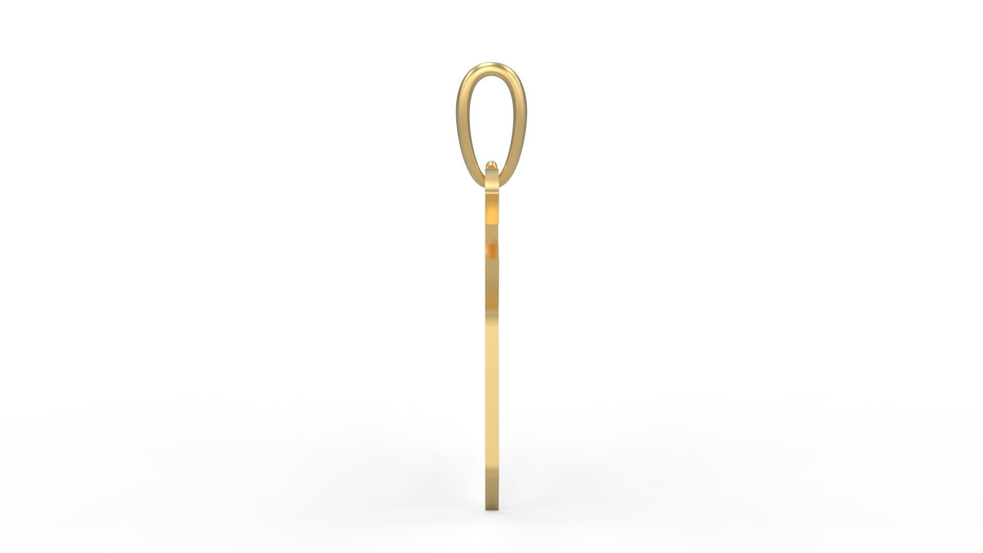 Initial Letters Pendant Avestrava Regular K 3D print model_2