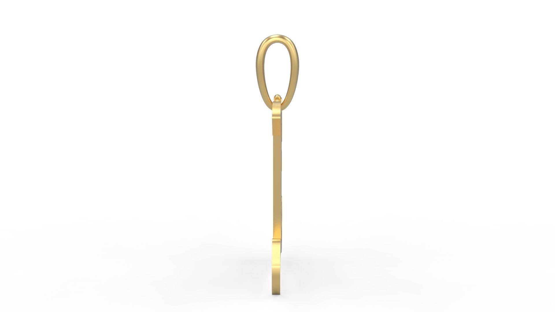 Initial Letters Pendant Avestrava Regular L 3D print model_2