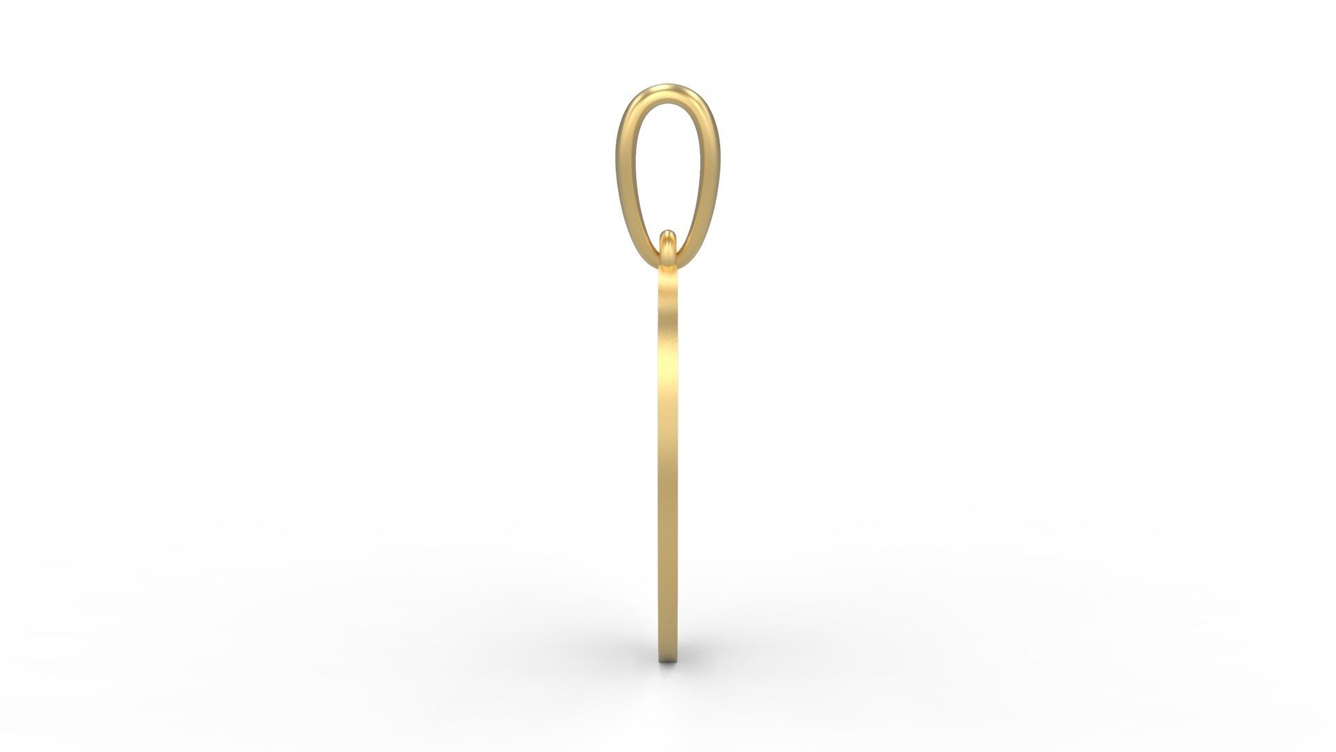 Initial Letters Pendant Avestrava Regular O 3D print model_2