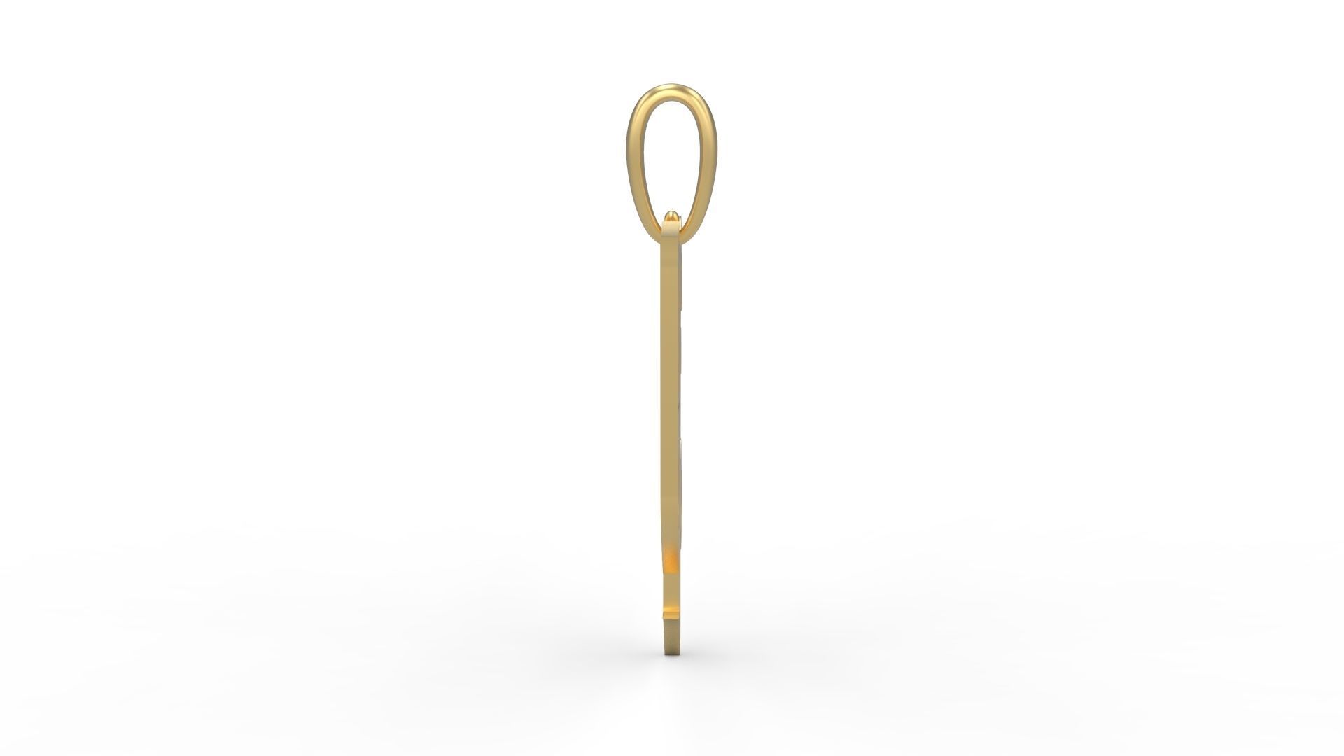 Initial Letters Pendant Avestrava Regular P 3D print model_2