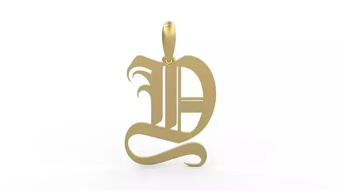 Initial Letters Pendant Avestrava Regular Y