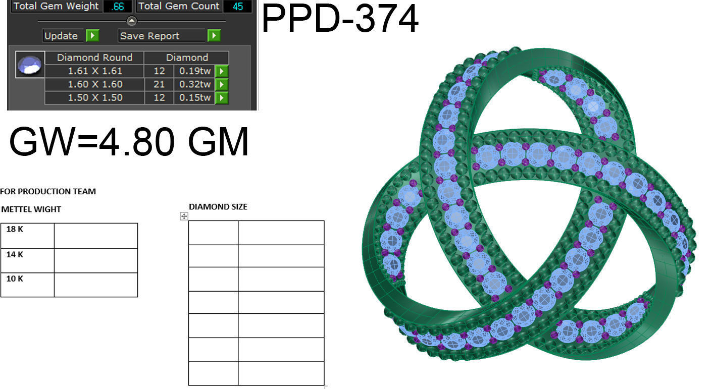 Women pendant 3dm 1render detail 3D print model_1