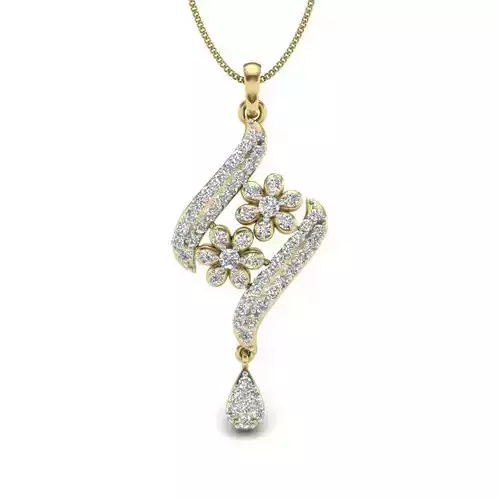 Women pendant 3dm 1render detail