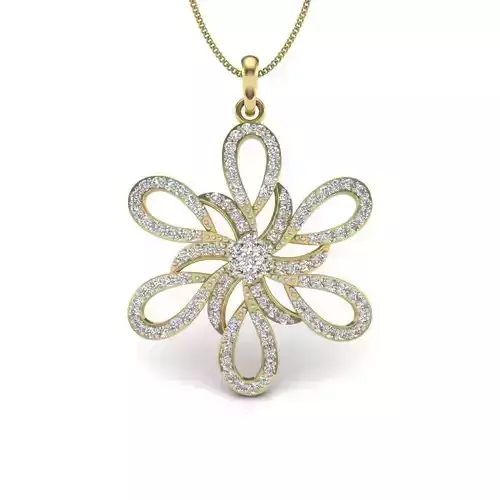 Women pendant 3dm 1render detail