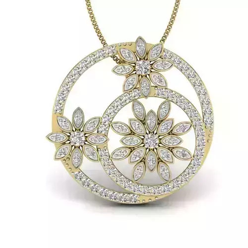 Women pendant 3dm 1render detail