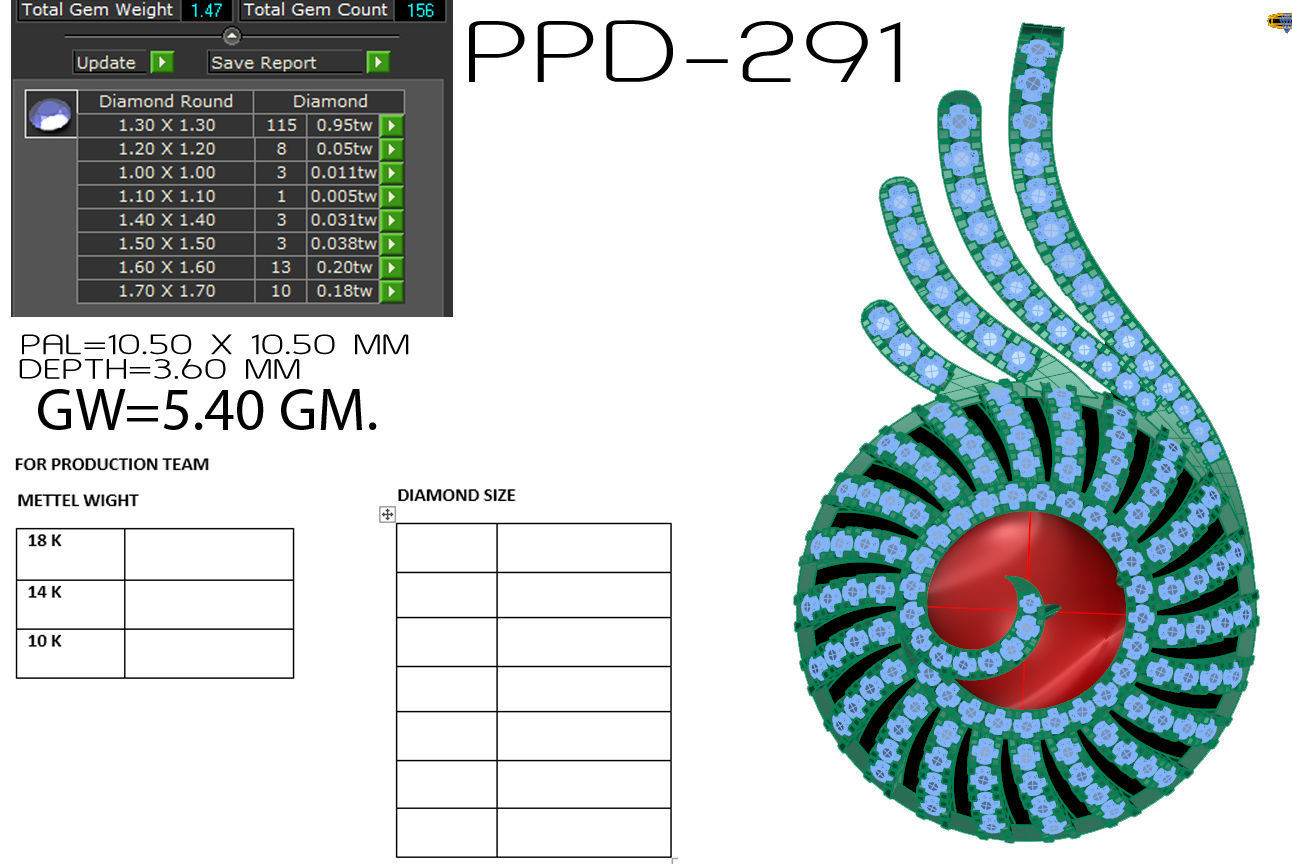 Women pendant 3dm 1render detail 3D print model_1