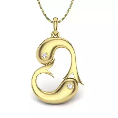 Zodiac pendant 3dm 1render detail 3D print model
