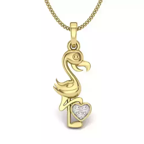 Swan pendant 3dm 1render detail 3D print model
