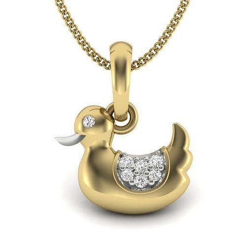 Baby duck pendant 3dm 1render detail 3D print model