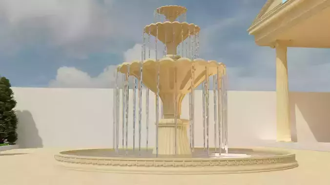 Classic Fountain 3D model