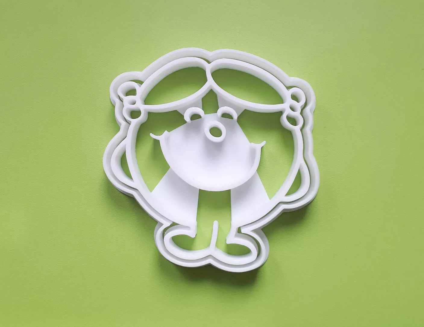 Little Miss Yes Cookie Cutter 3D print model