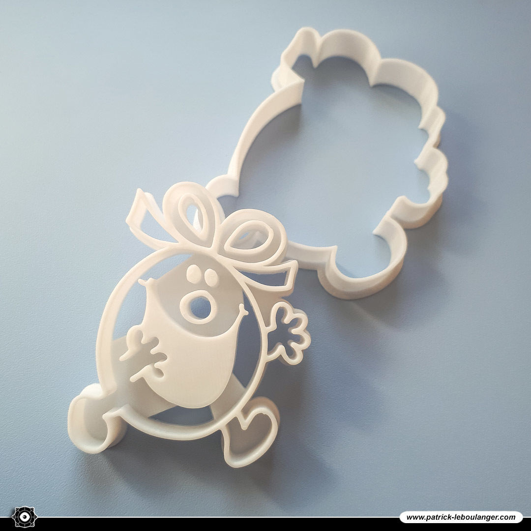 Little Miss Nogthy Cookie Cutter 3D print model_3