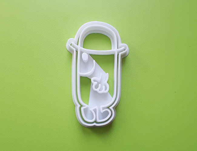 Mr Muddle Cookie Cutter 3D print model