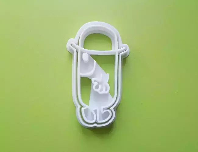 Mr Muddle Cookie Cutter 3D print model