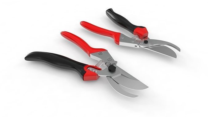 Hand Pruner Shears Scissors 3D model