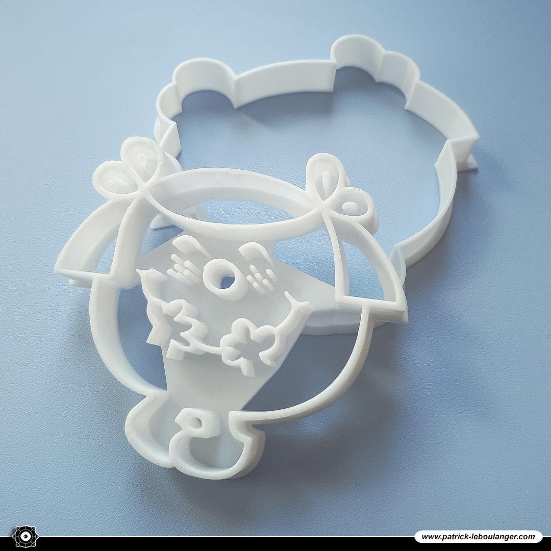 Little Miss Giggle Cookie Cutter 3D print model_3