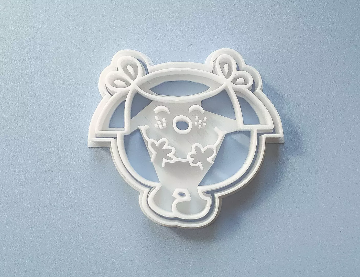 Little Miss Giggle Cookie Cutter 3D print model_0