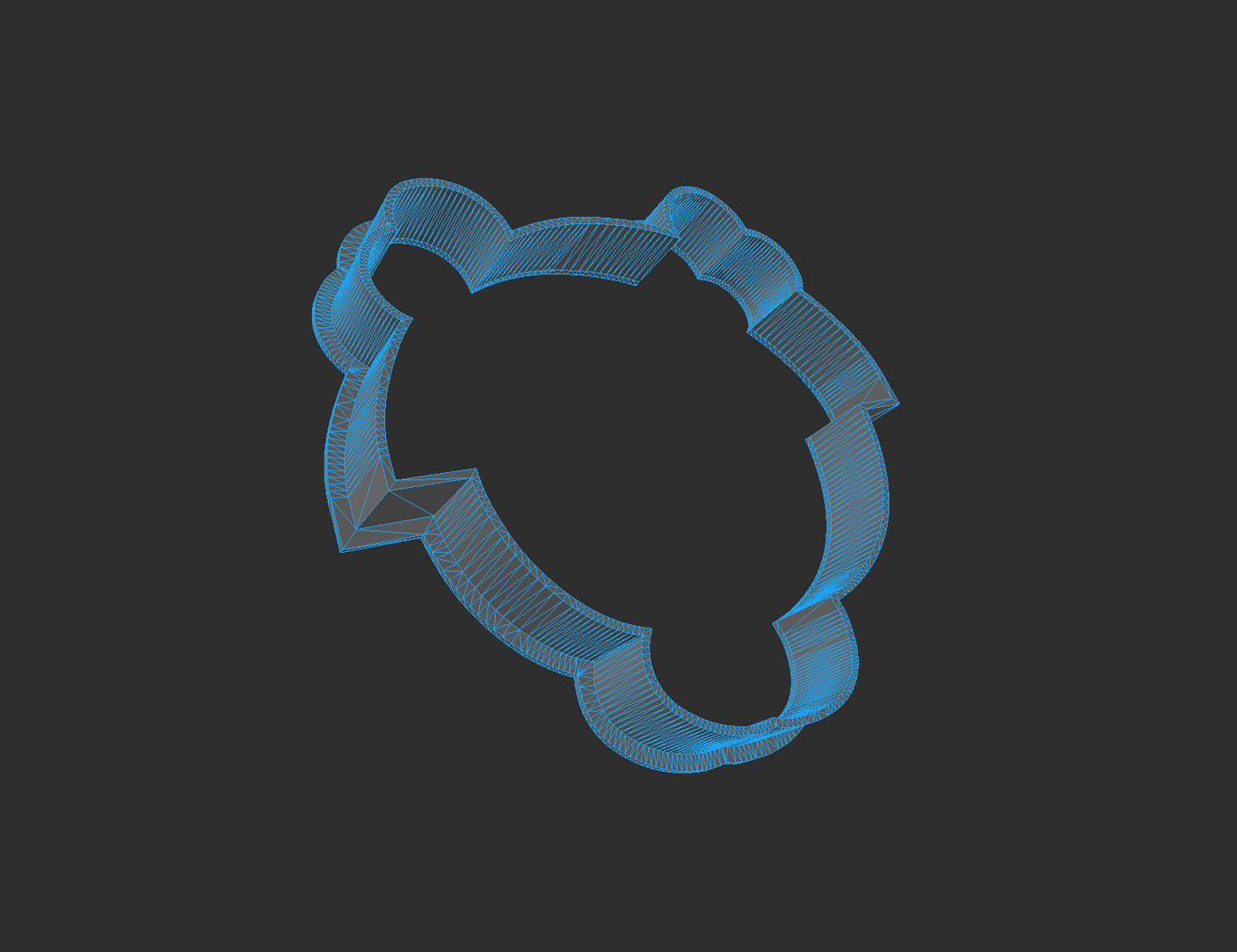 Little Miss Giggle Cookie Cutter 3D print model_5