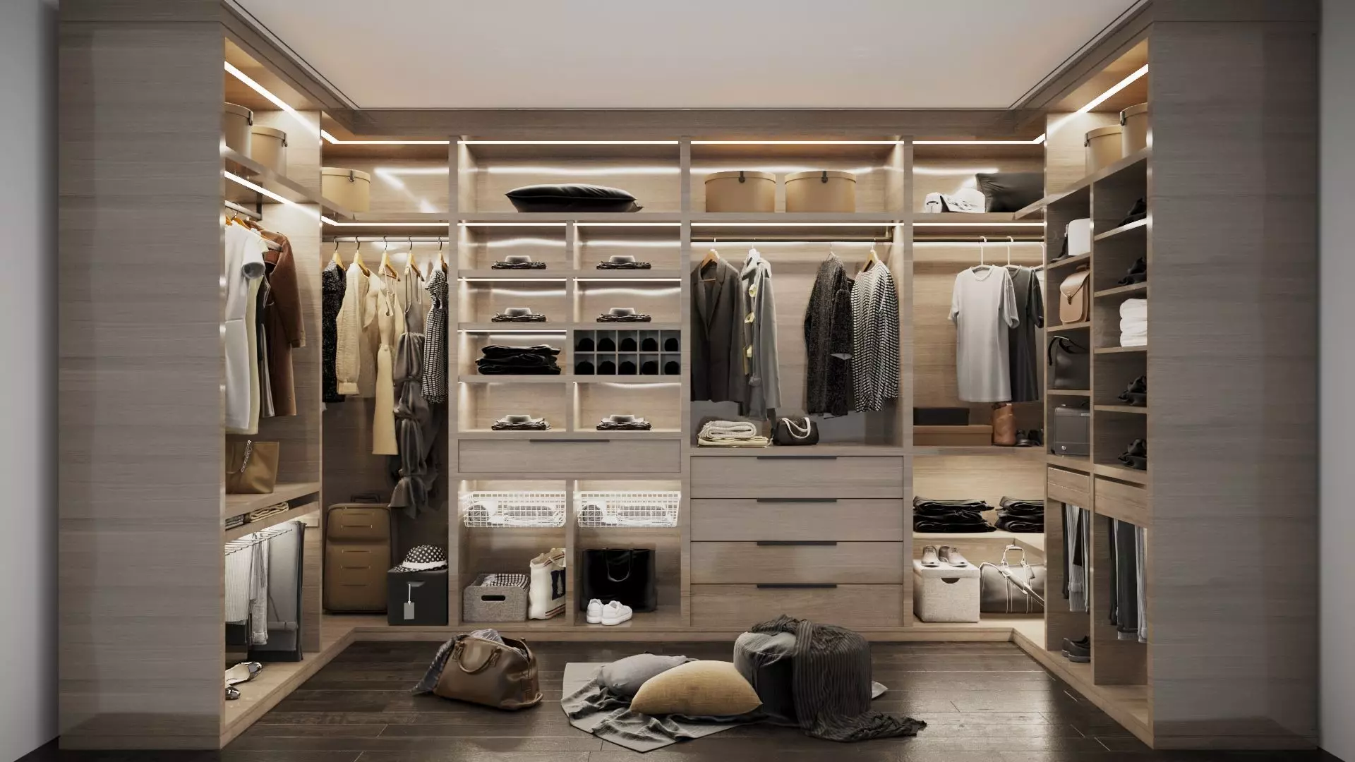 Dressing room 01 3D model_0