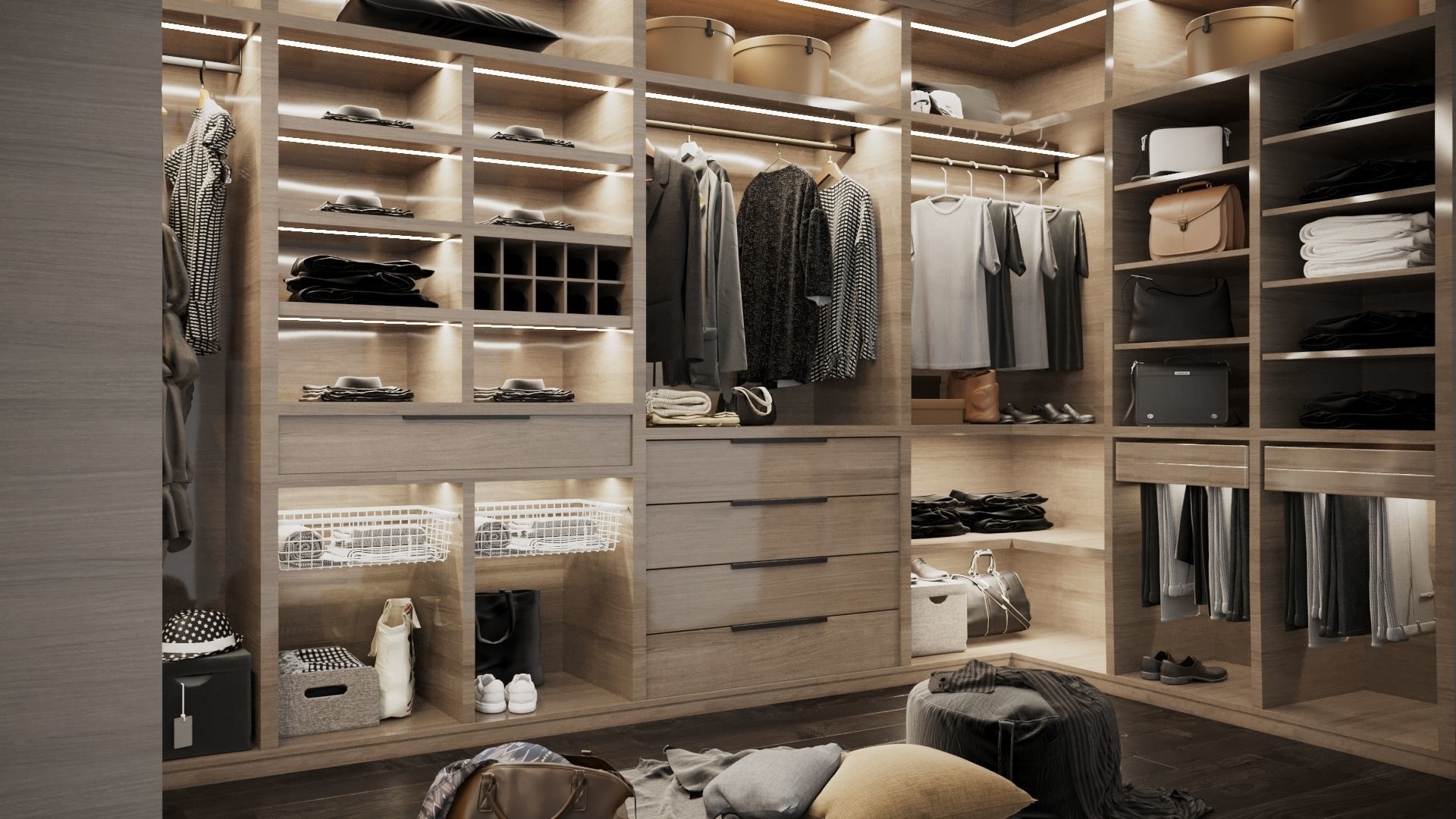 Dressing room 01 3D model_1