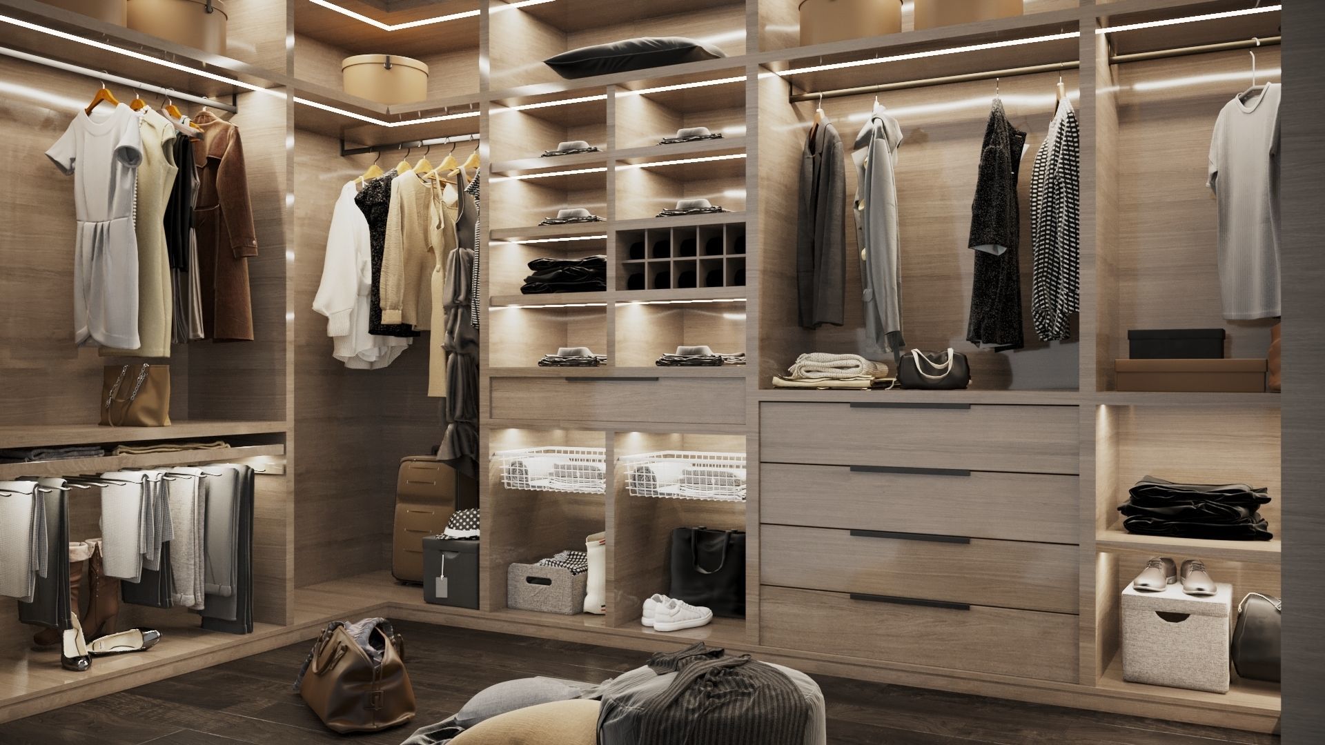 Dressing room 01 3D model_2