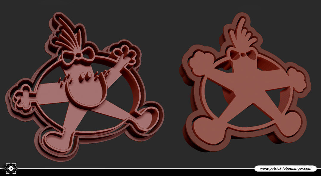 Little Miss Fun Cookie Cutter 3D print model_4